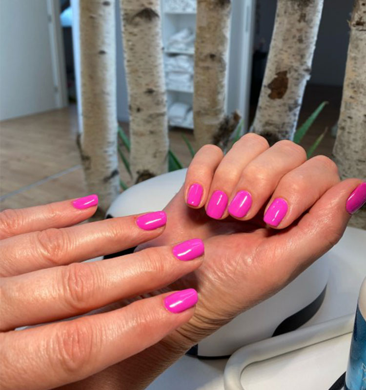 Gelish - permanentno lakiranje nohtov Lepotni center Aloe Vera