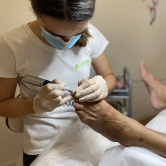 Sanacija vraščenega nohta Lepotni center Aloe Vera Ljubljana